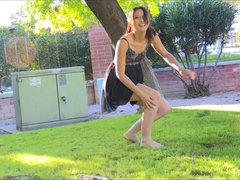 ダンス, ドレス, フィストファック, ヒール, オナニー, 一人, おもらし, 濡れ