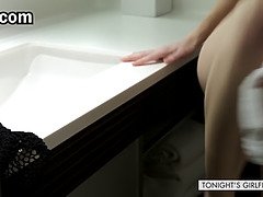 Cadence Lux goes wild with her stockings fetish in hot cumshot video