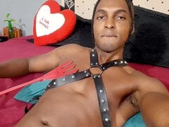 Africain, Noire, Britannique, Homosexuelle, Masturbation, Nue  à poil, Chatte, Solo