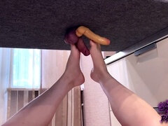 Füsse, Weibliche domination, Fussjob, Handjob, Selbstgemacht, Indisch, Russisch, Spielzeuge