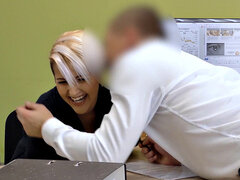 Lussy Sweet trades her body for a loan for her business and gets fucked hard