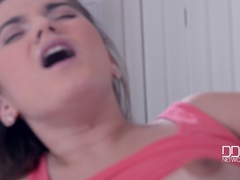 Anal, Cul, Érotique, Européenne, Doigter, Russe, Rasée, Solo
