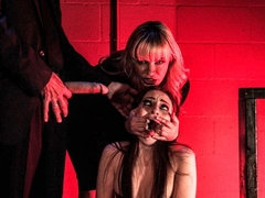 Blondine, Blasen, Braunhaarige, Verein, Hundestellung, Orgie, Strapon, Jungendliche (18+)