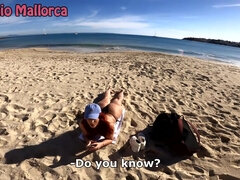 Plage, Tir de sperme, Dansant, Embrassement, Fille latino, Pov, Public, Rugueux