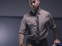 James Deen & Brunette Riley Reid - Rescued by a Silver Dollar