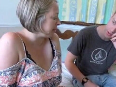 素人, デカパイ, ブロンド, ぽちゃ, ドイツ人, 自家製, オナニー, 淫乱熟女