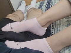 Corridas, Masturbacion con pies, Calcetines, Calientapollas, Adolescente