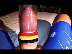 Jeans Bulge with Leather Chaps