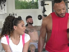 Sexy Latina Pegs Bbc Bf & Gym Hunk - Dillon Diaz, Hatler Gurius