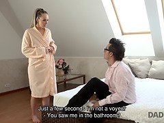 18, 素人, 捕まる, チェコ, 爸, 彼女, Hd, 息子