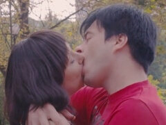 ビキニ, 茶髪の, 車, キス, マッサージ, タトゥー, 三人, ヤリマンの