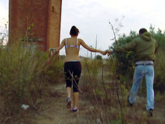 Большие сиськи, Бойфренд, Брюнетки, Семяизвержение, На публике