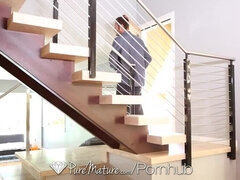 フェラチオ, イく瞬間, チン, 淫乱熟女, 母, パーティ, 剃毛, フェラする