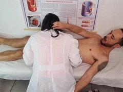Amateur, Verga grande, Mamada, Médico, Pajear, Enfermera, Coño, Uniforme
