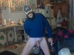 Anal, Papá, Consolador, Gay, Peludo, Masturbación, Chupando, Juguetes