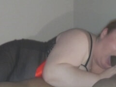 Amateur, Belle grosse femme bgf, Grosse bite, Noire, Sucer une bite, Pov