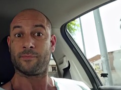 Tussi, Grosser schwanz, Blasen, Handjob, Hardcore, Im freien, Pornostars, Pov