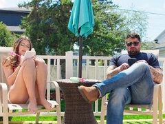 18, 美女, デカチン, フェラチオ, 茶髪の, 手コキする, Hd, ポルノスター