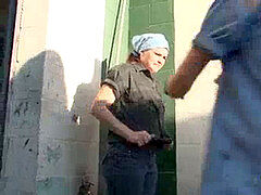 車, 指いじり, 彼女, レズビアン, オナニー, オーガズム, パンティ, 赤毛