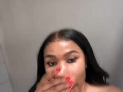 Verga grande, Negro, Ébano, Tetas naturales, Coño, Tetas, Inodoro, Mojado