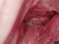 Bruinharig, Sperma, Sperma shot, Hardcore, Rijpe lesbienne, Gezichtspunt, Kut duiken, Tiener