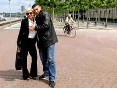 Strand, Voeten fetish, Voetbeurt, Duits, Rijpe lesbienne