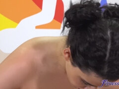 Cute Spanish Teenager Fucks Yoga Coach 1 - Fitness Rooms