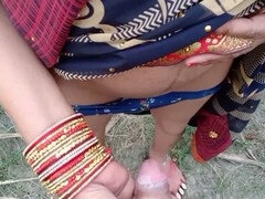 Horny Desi village Bhabhi indulges in wild outdoor orgy in the jungle