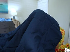 Schwarz, Blondine, Hundestellung, Masturbation, Milf, Muschi, Stiefmutter, Taboo