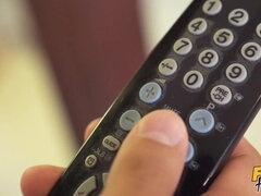 Honey Damon & Lady Lyne share stiff cock