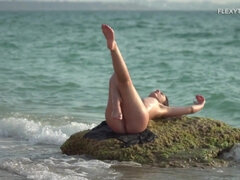 Fetiche, Gimnasio, Desnudo, Pequeña, Ruso, Solo, Adolescente, Tetas