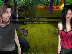 Farmer's fantasy comes to life in this playful visual novel with big-titted teens