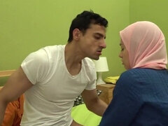 Arabisch, Grosser schwanz, Knallhart, Nahaufnahme, Handjob, Muschi, Rau, Eng