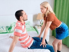 Geweldig, Kont, Mooi, Blond, Pijpbeurt, Zoenen, Geschoren, Tiener