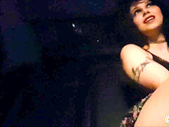 車, 露出狂, オナニー, アウトドア, 公共, 一人