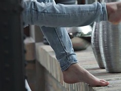 Nana, Tir de sperme, Érotique, Fétiche, Doigter, Fétiche des pieds, Maigrichonne, Softcore