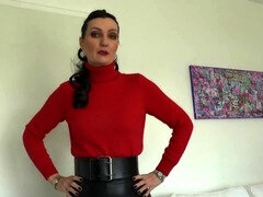 Negro, Europeo, Alemán, Maduro, Pequeña, Falda, Solo, Medias largas