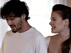 デカパイ, エロ熟女, エロティック, フェティッシュ, 女 人男 人, 義母, タトゥー, 三人