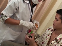 アジア人, フェラチオ, カップル, 医者, ゲイ, ガリガリ, ユニフォーム