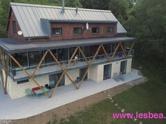 Tschechisch, Gesichtssitzen, Frau, Küssen, Lesbisch, Lecken, Muschi, Sohn