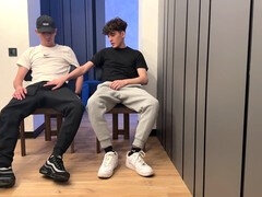 Jerked, youthfull, gay chav