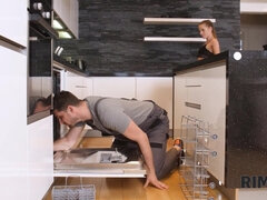 Czech Girl Is So Sexy That Handyman Cant Resist Asslicking With Eveline Dellai