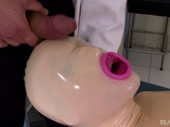 フェラチオ, イく瞬間, 人形, 顔射, フェティッシュ, ゴム