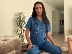 Leie, Blasen, Betrug, Spermaladung, Arzt, Handschuhe, Handjob, Mutti