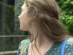 69, 素人, フェラチオ, 茶髪の, ドレス, 彼女, おもらし, 濡れ