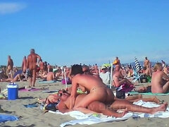 Leie, Arsch, Strand, Verrückt, Gruppe, Milf, Öffentlich, Titten