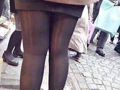 Negro, Fetiche, Medias largas, Voyeur
