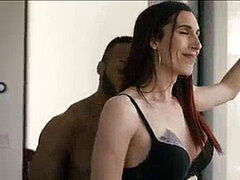 Anal, Blowjob, Brunette, Caught, Ladyboy, Shemale