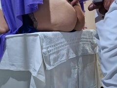 The Gynecological Exam Ends With The Patients Orgasm And The Doctors Cumshot