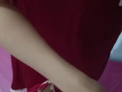 Amateur, Asiatique, Sucer une bite, Éjaculer dans la bouche, Branlette thaïlandaise, Pov
